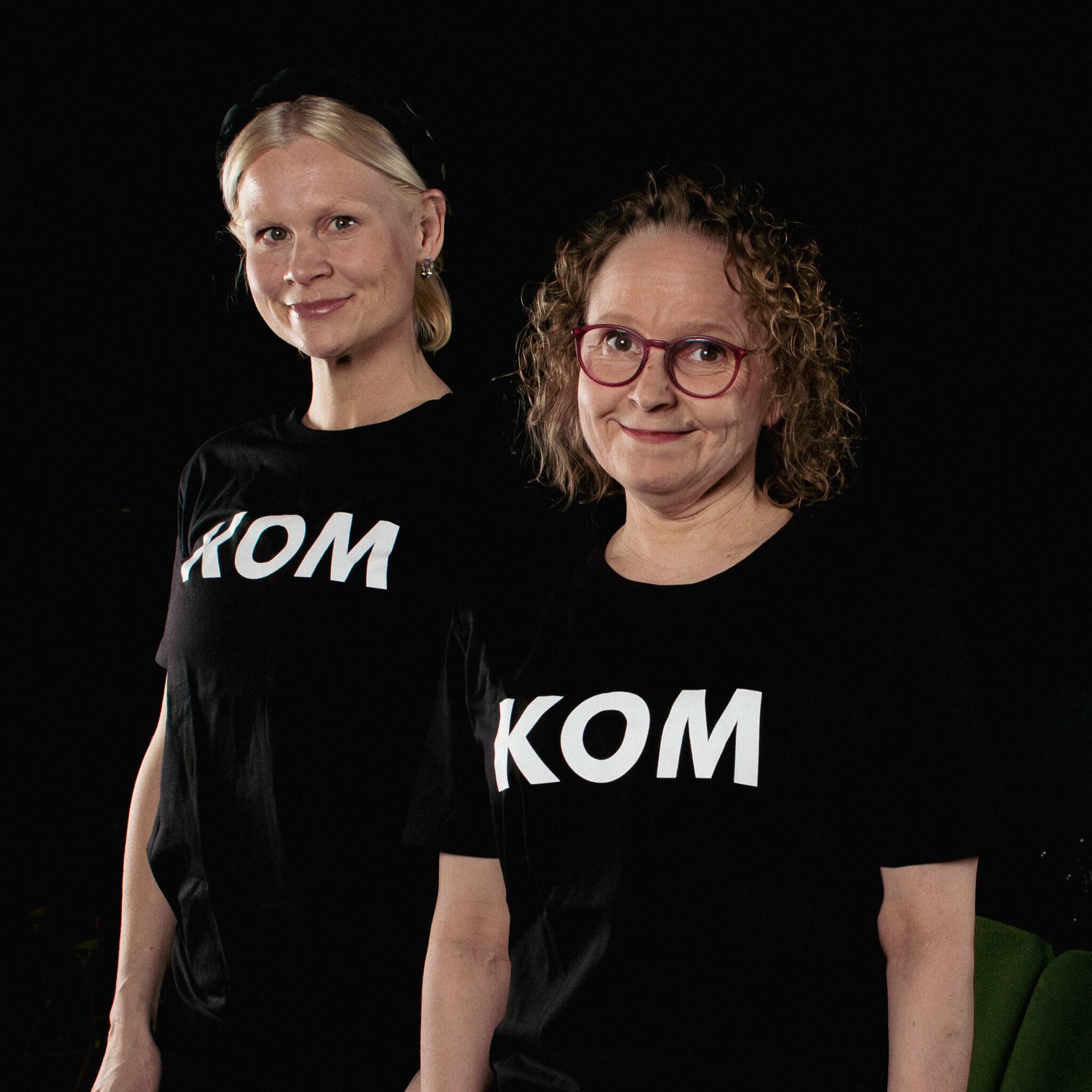 Maaretta Riionhimo ja Jenni Bergius, KOM-teatterin yleisötyö ja yhteisötaide